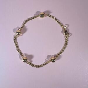 Hespera simple gold bracelet